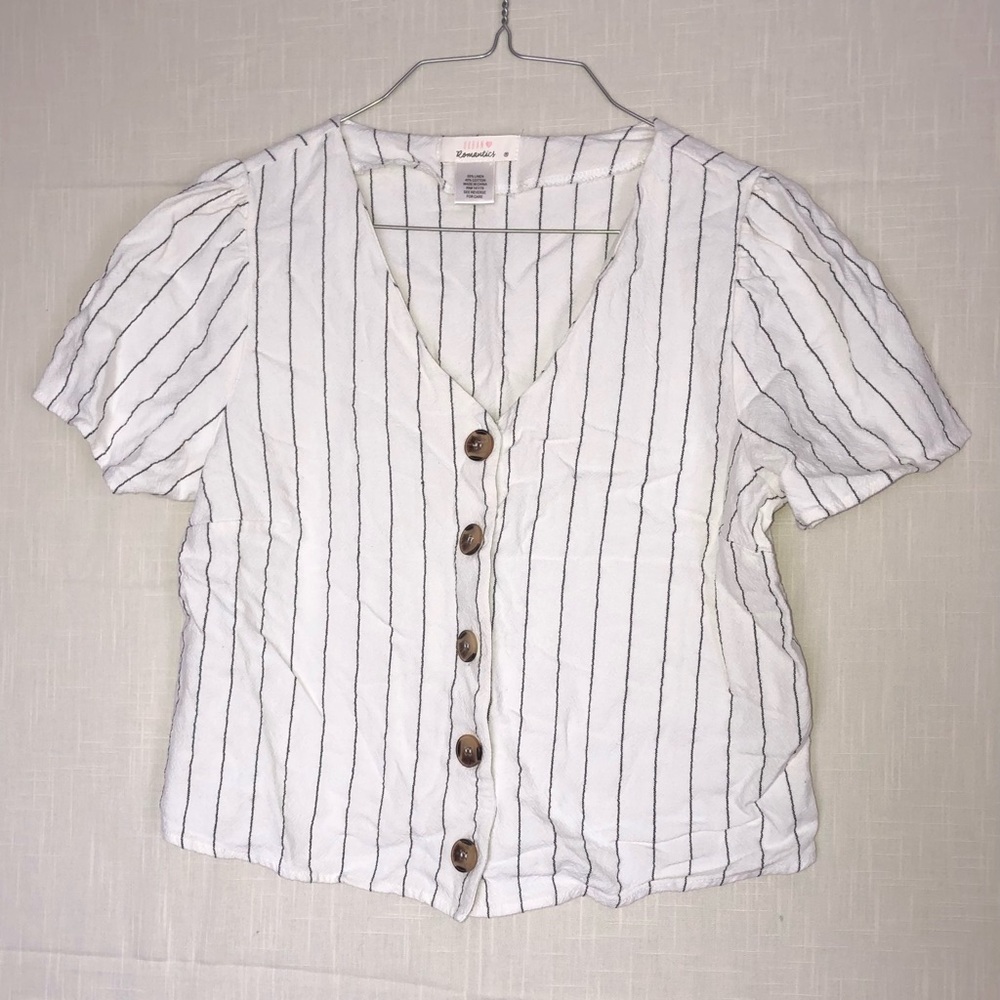 Pinstriped Top